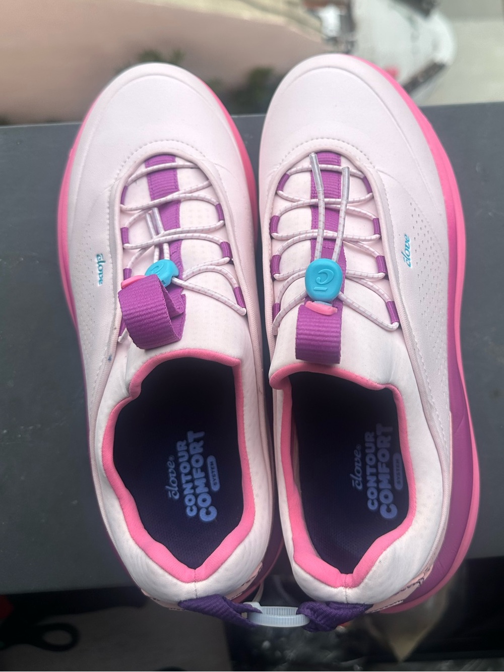 Clove Prima Pink Purple Slip Resistant Sneaker | W9.5 / M8 - Picture 6 of 10